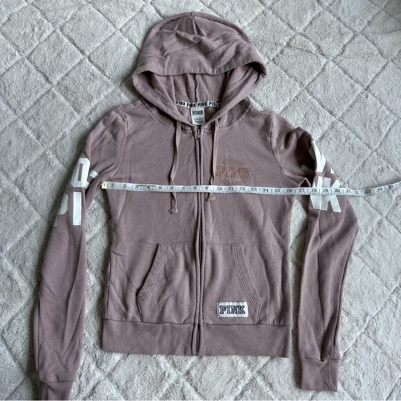 Victorias Secret PINK | Lavender Rain Perfect Full Zip Hoodie | Size Extra Small - Picture 10 of 11